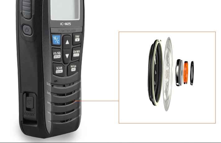 海事對講機IC-M25 海事對講機IC-M25